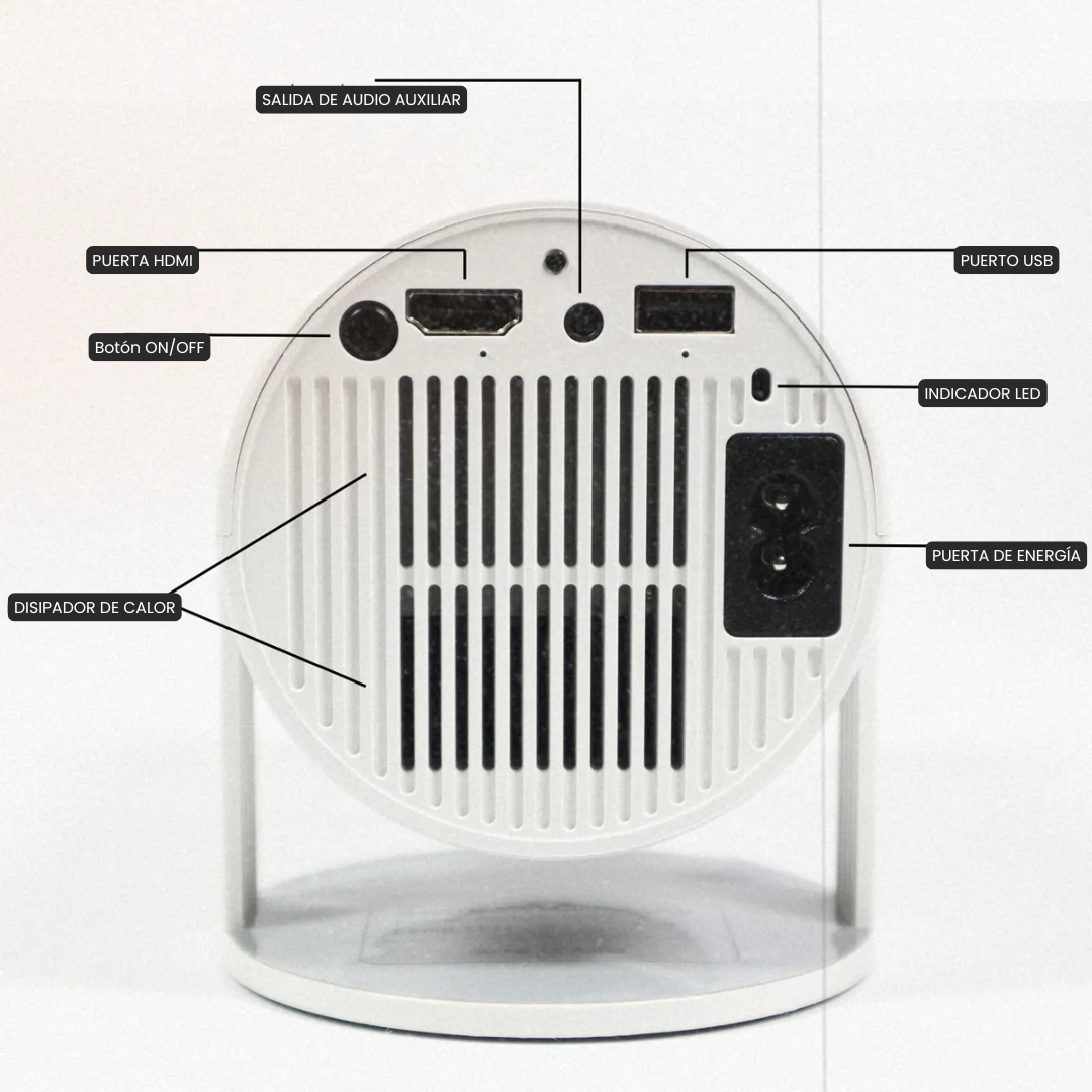Proyector StoryVerse, WiFi 6 5G, Bluetooth 5.0, compatible con 4K, 1080p y Full HD - PROMOCIÓN