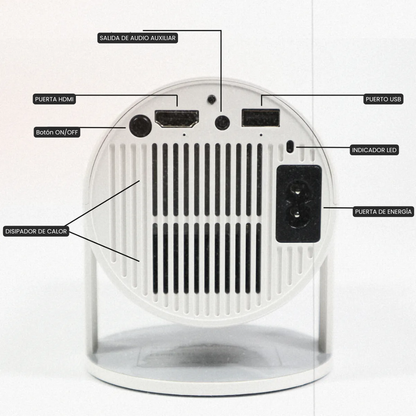 Proyector StoryVerse, WiFi 6 5G, Bluetooth 5.0, compatible con 4K, 1080p y Full HD - PROMOCIÓN